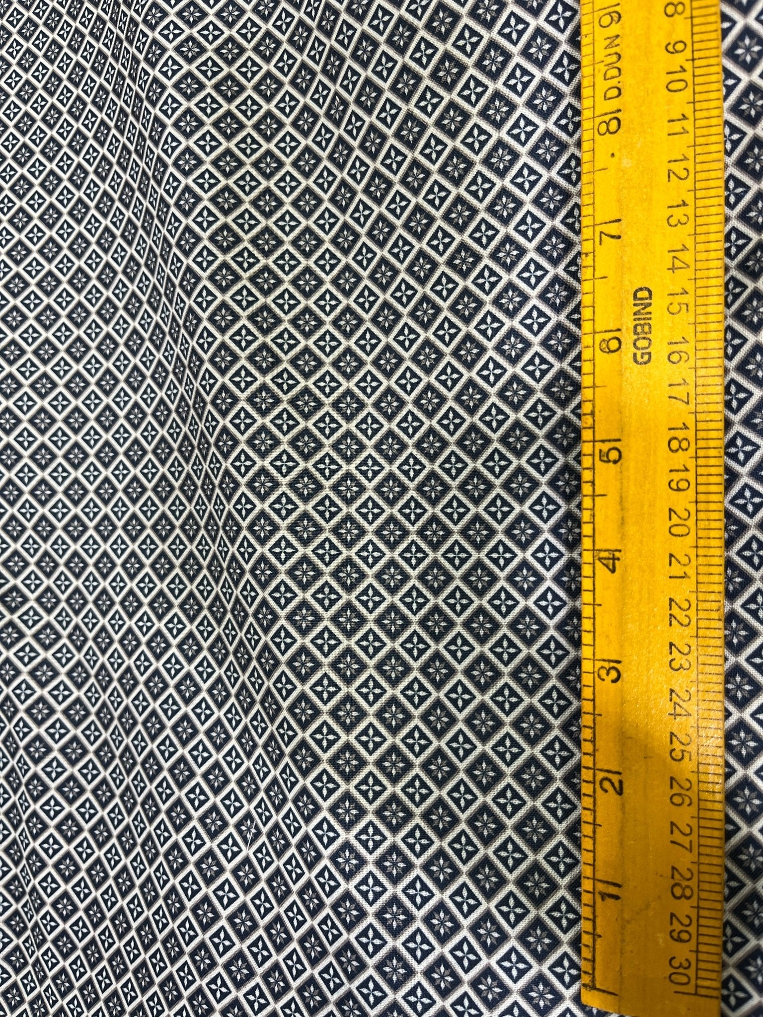 Premium Sea Green Geometric Digital Print Mix - Cotton Fabric – 36” Width, Perfect for Custom Shirts - Poshak Fabrics