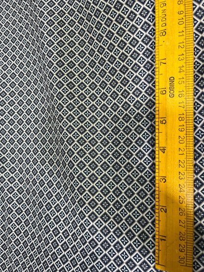 Premium Sea Green Geometric Digital Print Mix - Cotton Fabric – 36” Width, Perfect for Custom Shirts - Poshak Fabrics