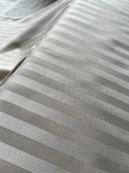 Premium Striped Wrinkle - Free Cotton Blend Fabric – 58" Wide | Perfect for Tailored Shirts & Kurtas - Poshak Fabrics