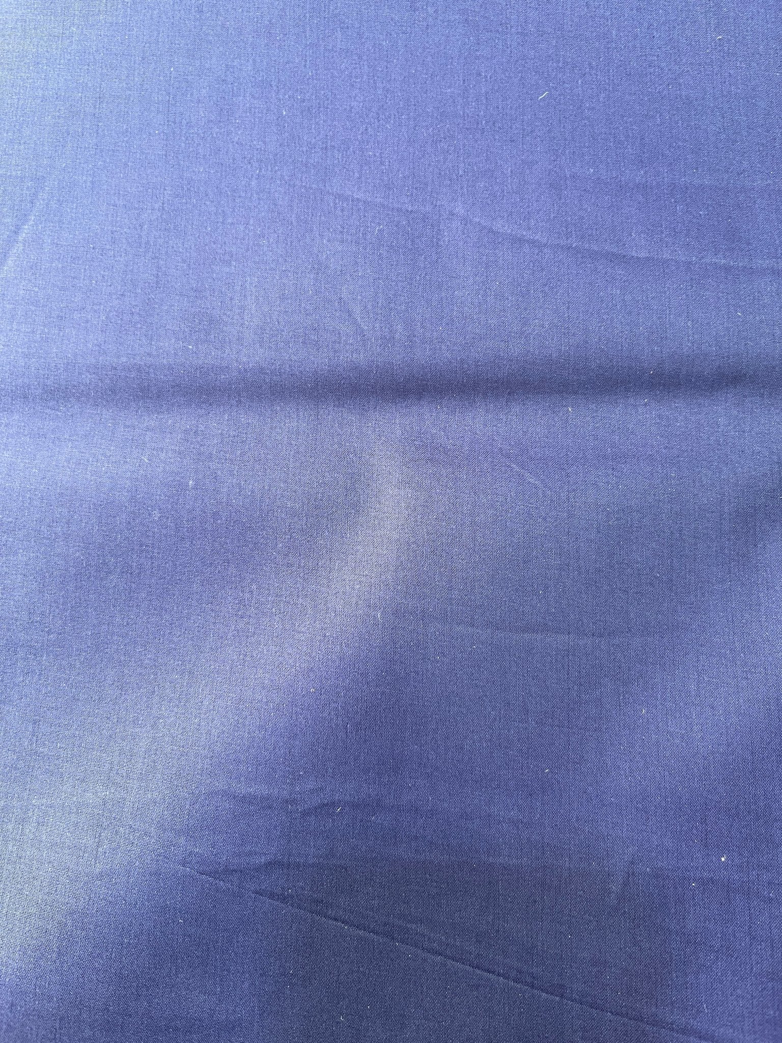 Premium Violet Blue Addi/Paper Cotton Kurta Fabric – Ultra - Thin & Breathable, 58" Wide - Poshak Fabrics