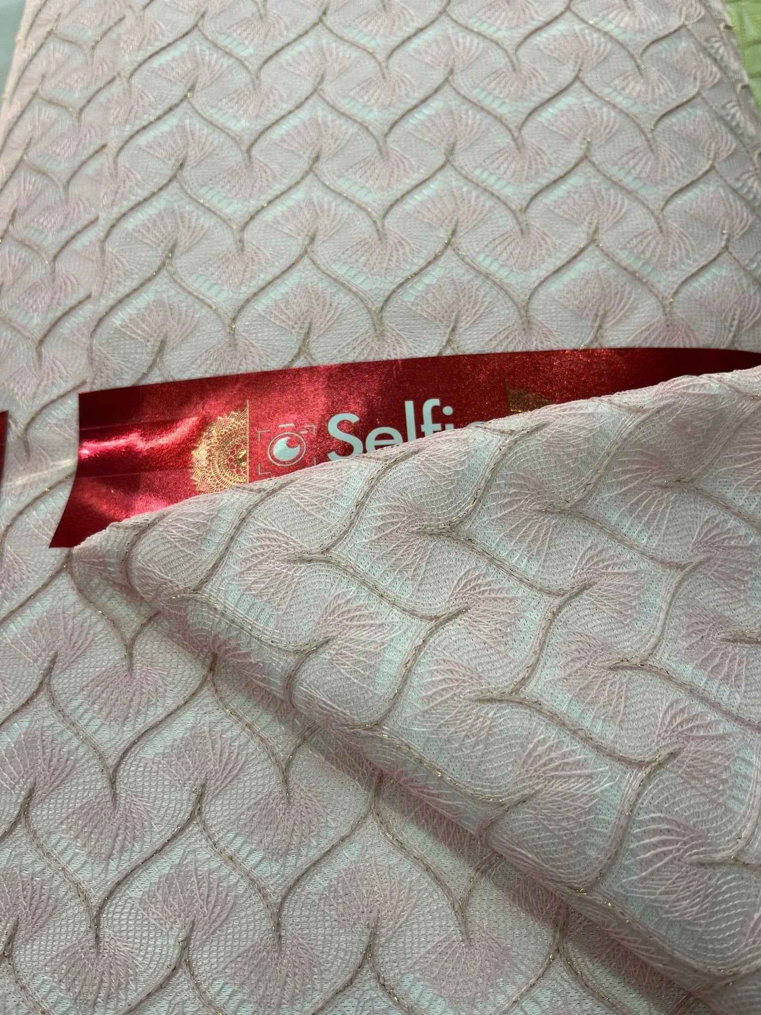 Premium Wrinkle-Free W-Design Jacquard Fabric – Super Silky & Regal for Kurta and Sherwani