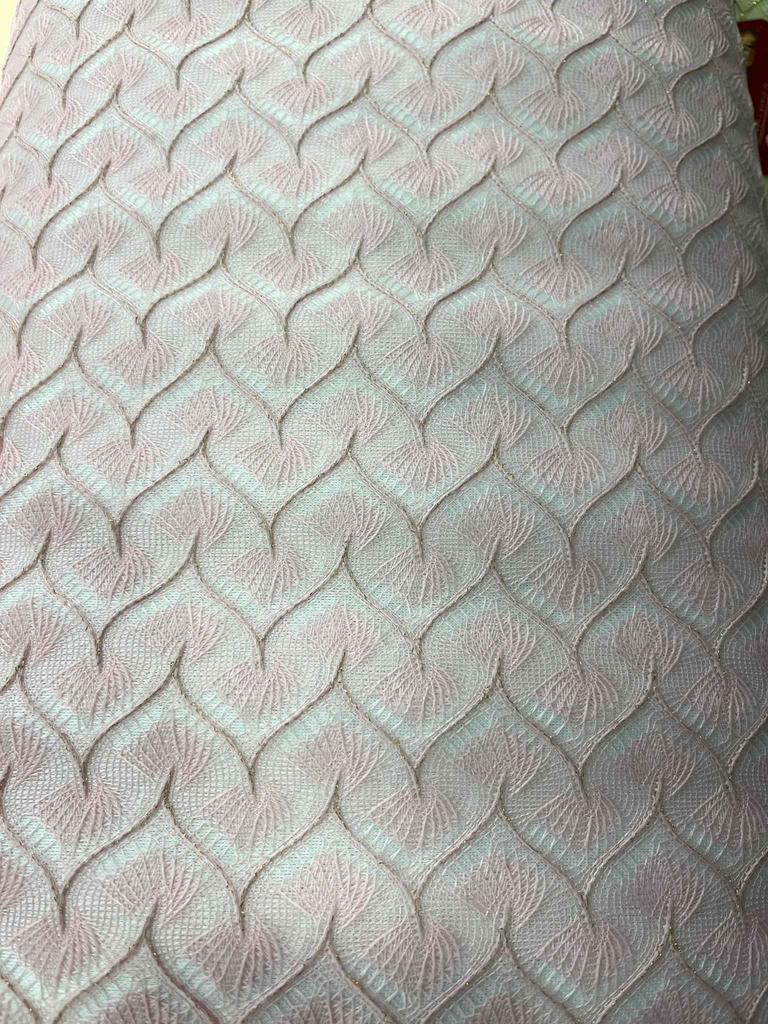 Premium Wrinkle-Free W-Design Jacquard Fabric – Super Silky & Regal for Kurta and Sherwani