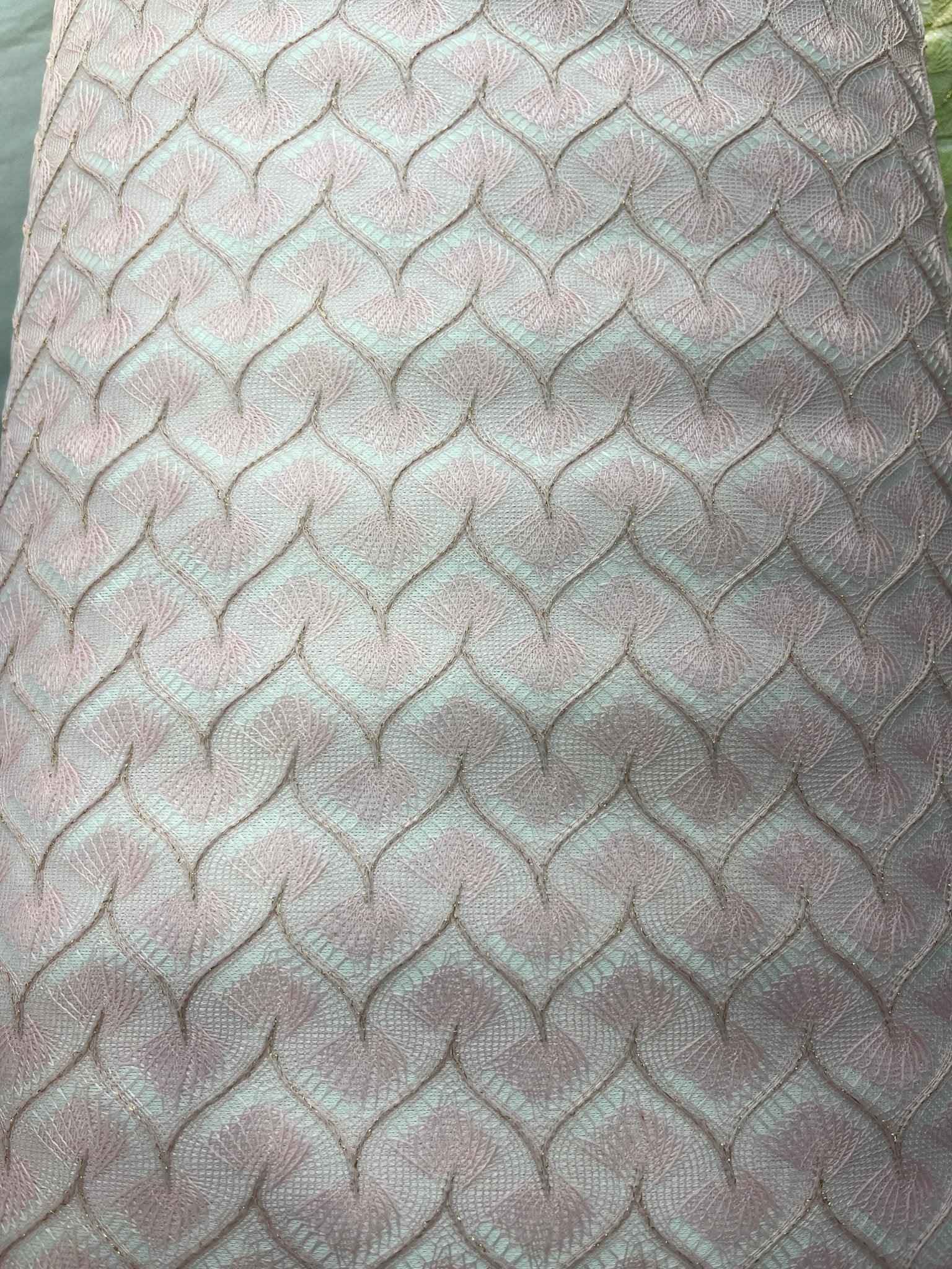 Premium Wrinkle-Free W-Design Jacquard Fabric – Super Silky & Regal for Kurta and Sherwani