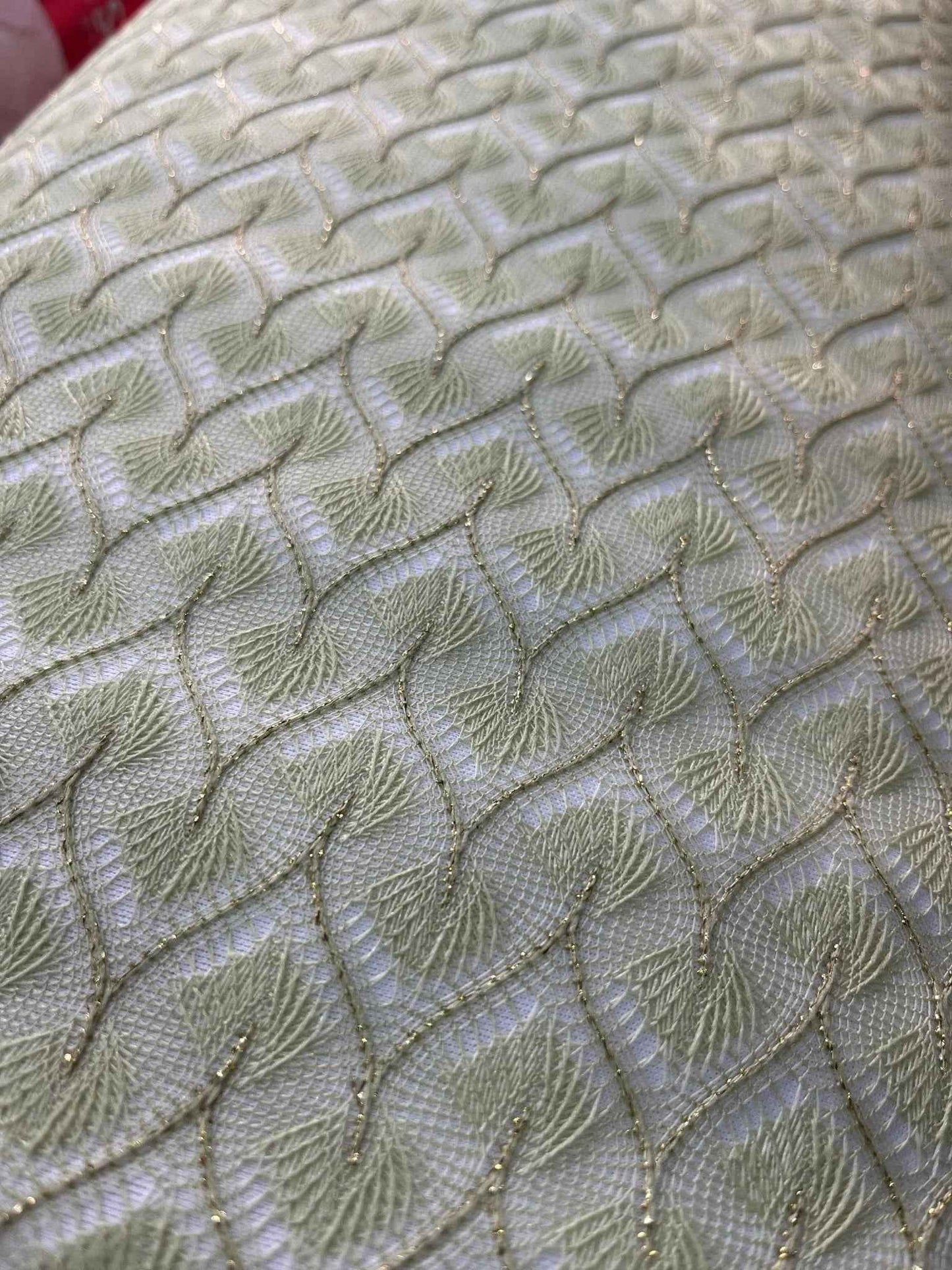 Premium Wrinkle-Free W-Design Jacquard Fabric – Super Silky & Regal for Kurta and Sherwani