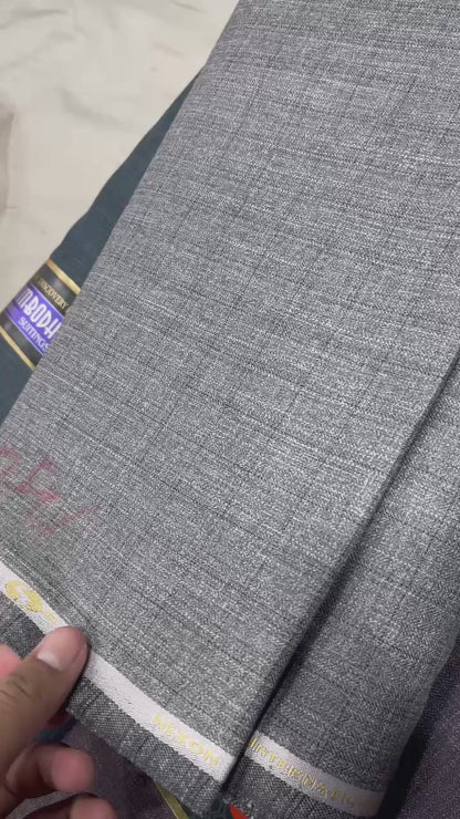 Nexon Matty 1.2m Trouser Fabric – Blue, Brown, Grey & Purple