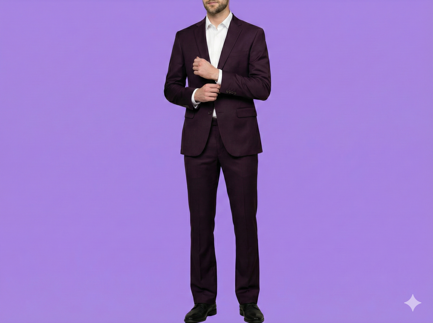 Premium 58" Armani Wrinkle-Free Velvety Suiting Fabric for Suits & Bootcut Trousers - Poshak Fabrics