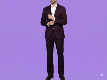 Premium 58" Armani Wrinkle-Free Velvety Suiting Fabric for Suits & Bootcut Trousers - Poshak Fabrics