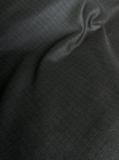 Sambodhi Brown Marino Wool Small Checked Dailywear Suiting Fabric for Trousers and Safari Suits – Semi - Thick, Breathable & Lightweight (58" Wide) - Poshak Fabrics