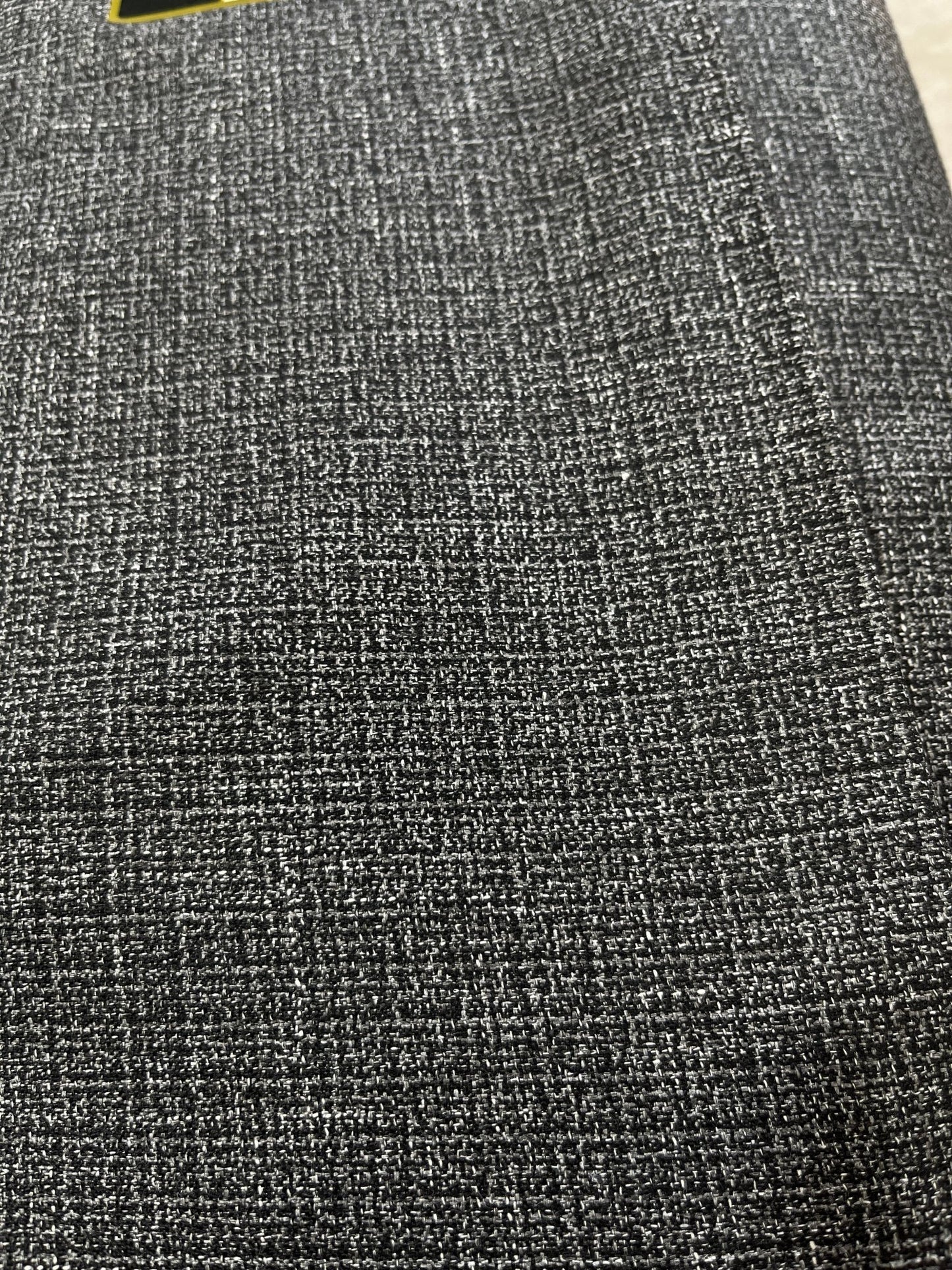 Sambodhi Cactus Dark Grey Linen Feel Checkered Suiting Fabric (58” Wide) – Premium Comfort for Trousers & Suits - Poshak Fabrics