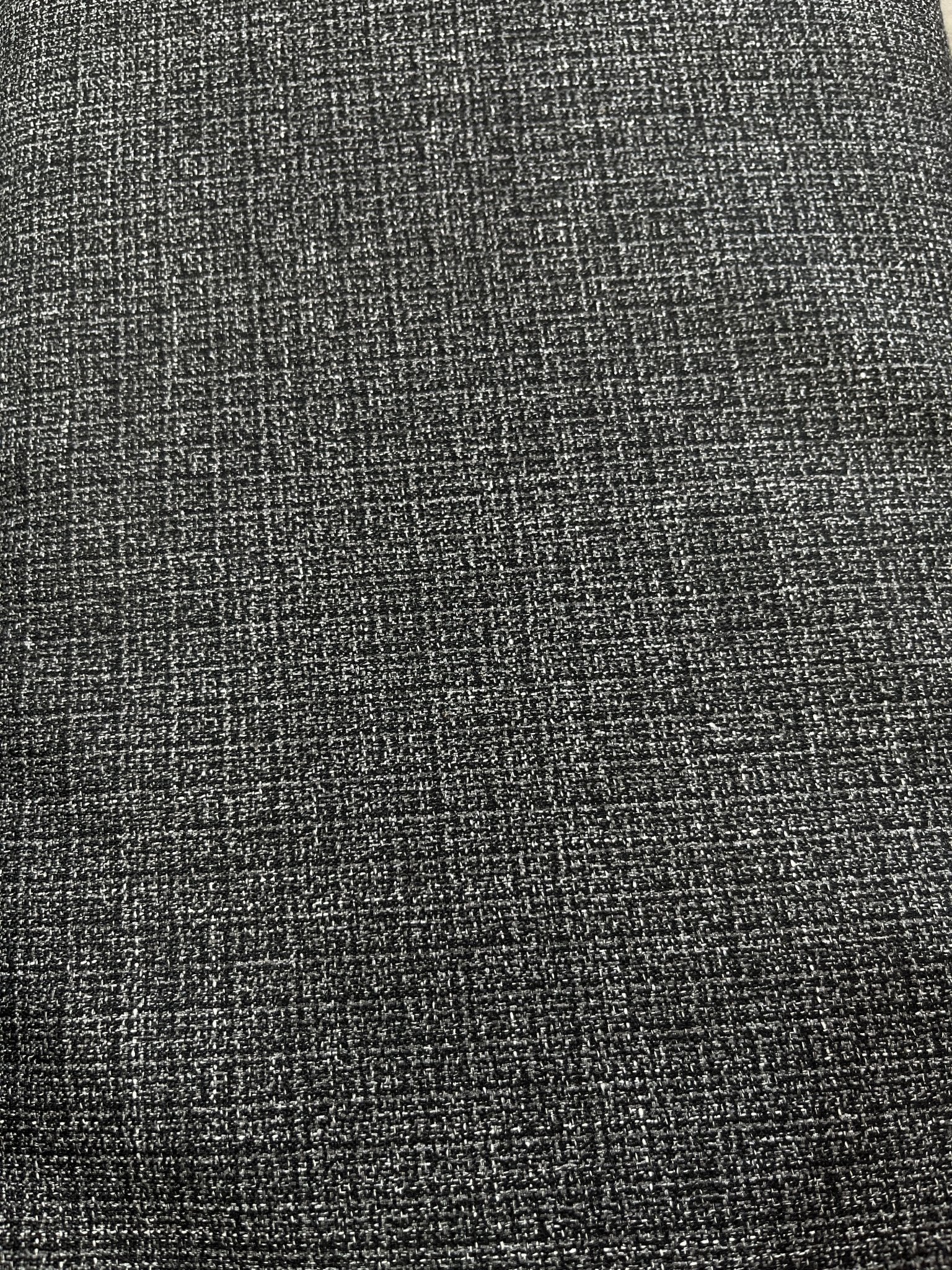 Sambodhi Cactus Dark Grey Linen Feel Checkered Suiting Fabric (58” Wide) – Premium Comfort for Trousers & Suits - Poshak Fabrics