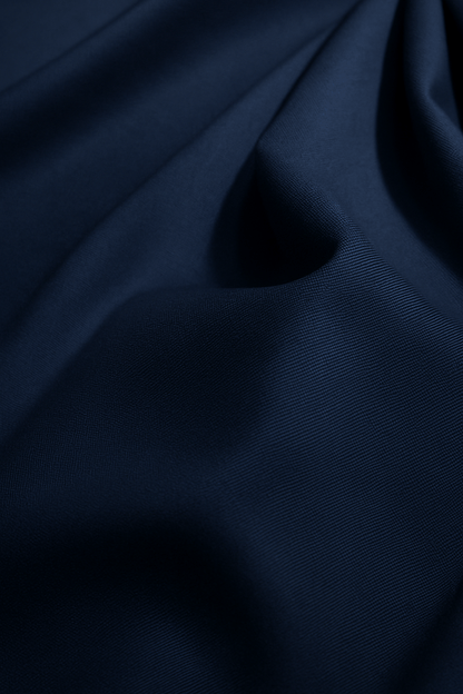 Sambodhi Orion TR Navy Blue Stretchable Suiting Fabric – 58" Soft, Semi Thick & Breathable for 2 - Piece & 3 - Piece Suits (Copy) - Poshak Fabrics