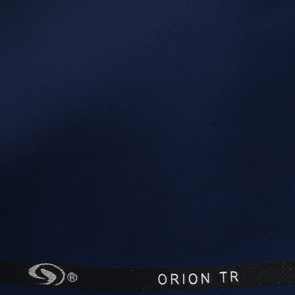 Sambodhi Orion TR Navy Blue Stretchable Suiting Fabric – 58" Soft, Semi Thick & Breathable for 2 - Piece & 3 - Piece Suits (Copy) - Poshak Fabrics