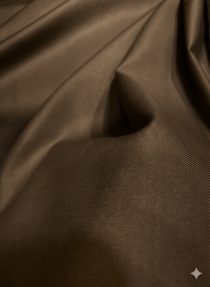 Sambodhi Orion TR Stretchable Premium Medium Brown Trouser Fabric – 58" Soft, Breathable & Durable for Perfectly Tailored Trousers - Poshak Fabrics