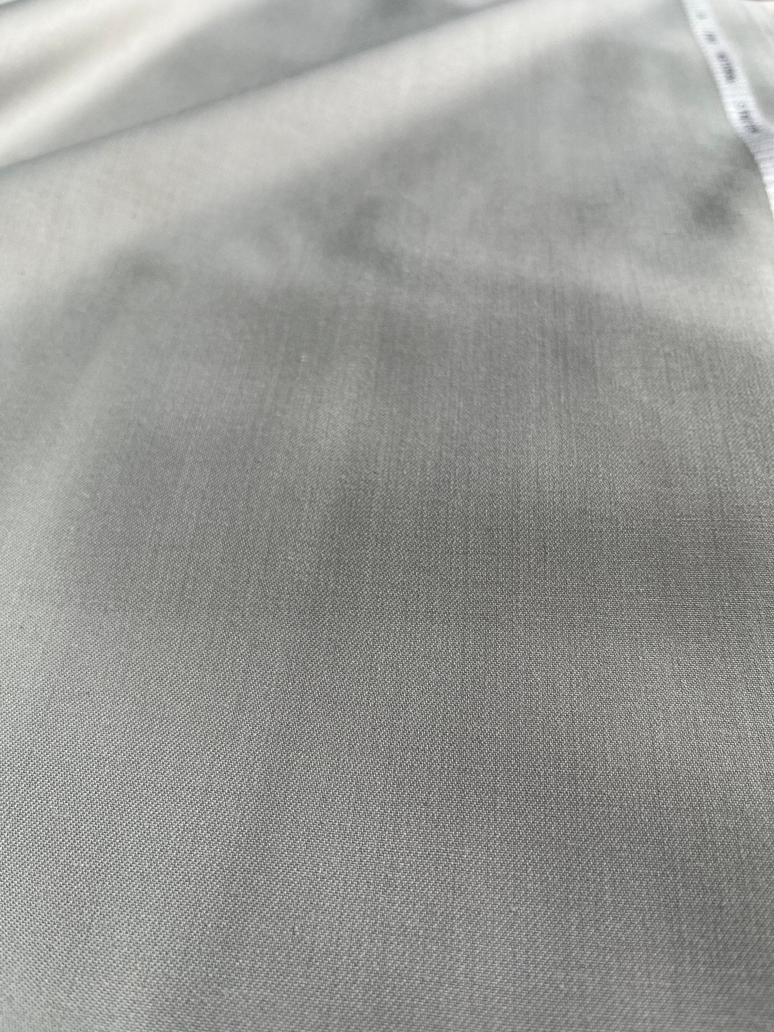 Sambodhi Premium Light Grey Suiting Fabric – Ultra - Soft, Lightweight & Breathable (58" Wide) - Poshak Fabrics