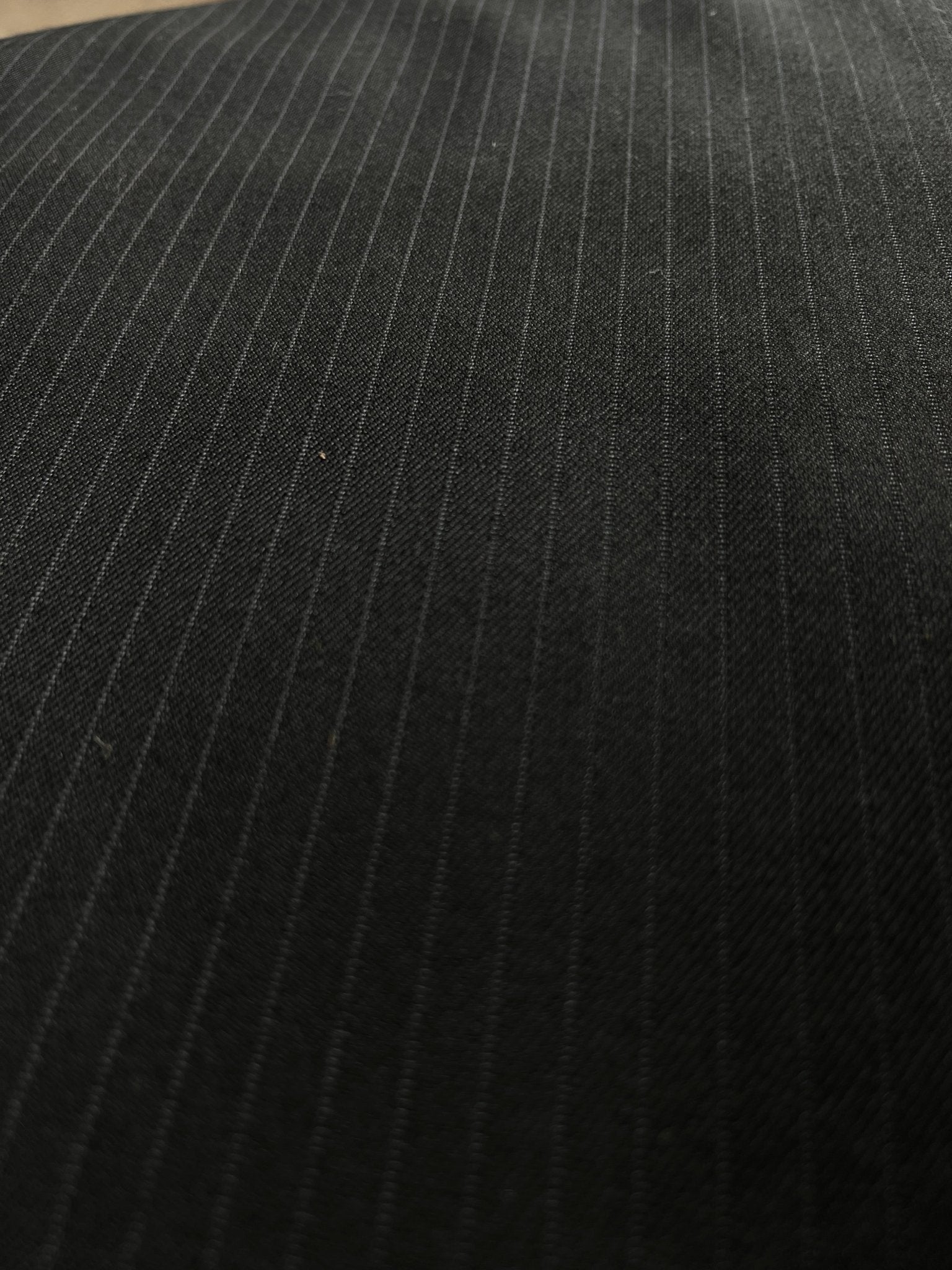 Sambodhi Premium Striped Black Suiting Fabric – Lightweight, Stretchable & Ultra - Soft (58" Wide) - Poshak Fabrics