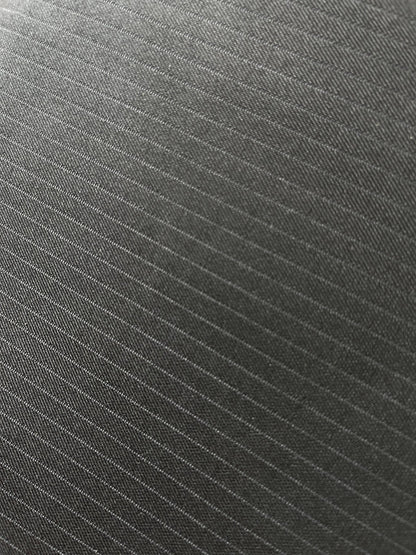 Sambodhi Premium Striped Black Suiting Fabric – Lightweight, Stretchable & Ultra - Soft (58" Wide) - Poshak Fabrics