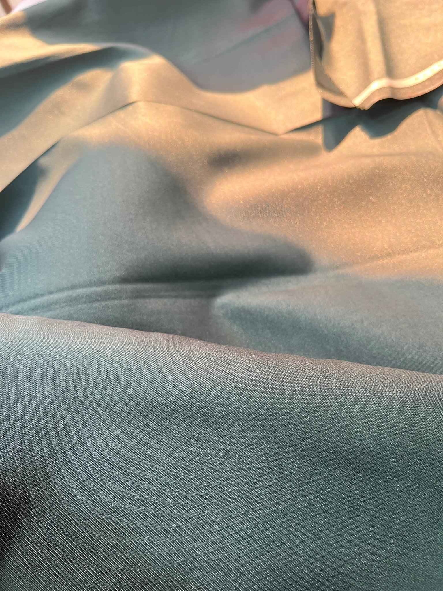 Sambodhi Raja Sahab Premium Dark Green Suiting Fabric – Luxury Soft, Lustrous Feel for Impeccably Tailored Formalwear