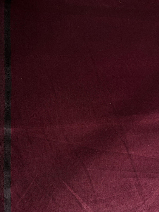 Sambodhi Raja Sahab Premium Maroon Suiting Fabric – Semi - Thick, Breathable & Lightweight (58" Wide) - Poshak Fabrics