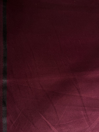 Sambodhi Raja Sahab Premium Maroon Suiting Fabric – Semi - Thick, Breathable & Lightweight (58" Wide) - Poshak Fabrics