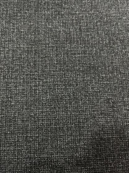 Sambodhi Scorpio Linen Feel Checkered Dark Grey Suiting Fabric (58” Wide) – Tailored Versatility with Linen - Inspired Elegance - Poshak Fabrics