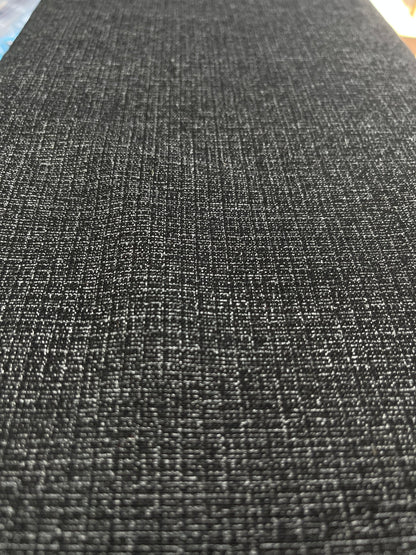 Sambodhi Scorpio Linen Feel Checkered Dark Grey Suiting Fabric (58” Wide) – Tailored Versatility with Linen - Inspired Elegance - Poshak Fabrics