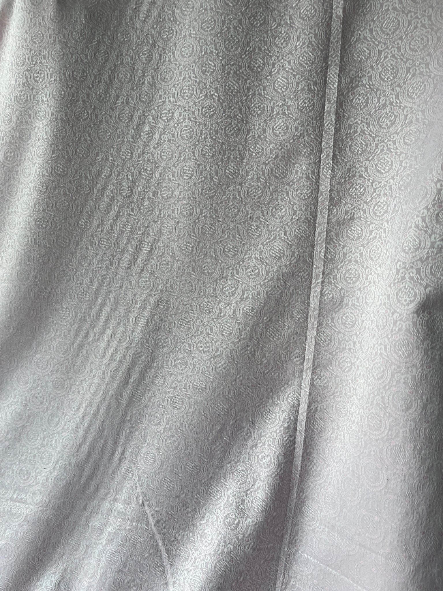 Shiny Synthetic - Mix Partywear Fabric – 36" Width – Available in Sky Blue, Pink, Peach, Light Green & Beige - Poshak Fabrics