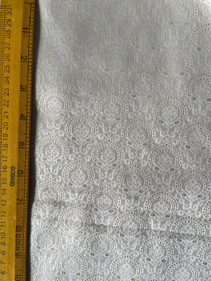 Shiny Synthetic - Mix Partywear Fabric – 36" Width – Available in Sky Blue, Pink, Peach, Light Green & Beige - Poshak Fabrics