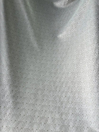 Shiny Synthetic - Mix Partywear Fabric – 36" Width – Available in Sky Blue, Pink, Peach, Light Green & Beige - Poshak Fabrics