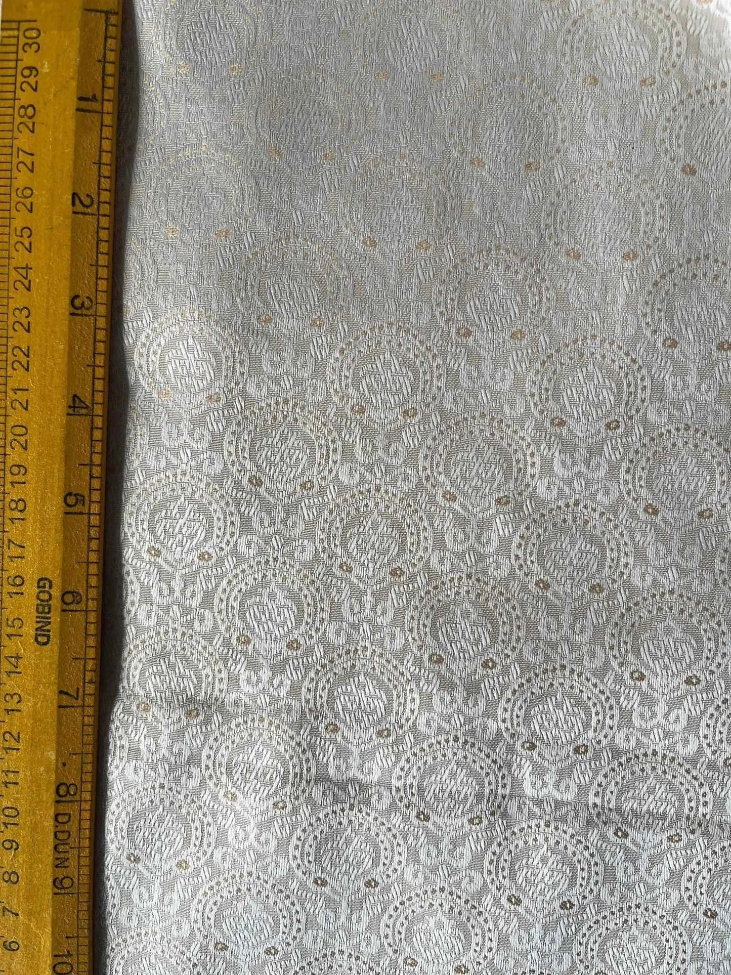 Shiny Synthetic-Mix Partywear Fabric – 36" Width – Available in Sky Blue, Pink, Peach, Light Green & Beige