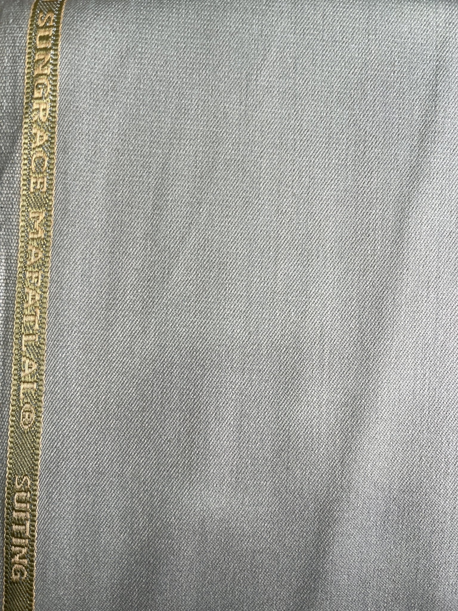 Sungrace Mafatlal Light Green Lycra Mix Trouser Fabric – Semi - Thick, Stretchable, Breathable & Soft (58" Wide) - Poshak Fabrics