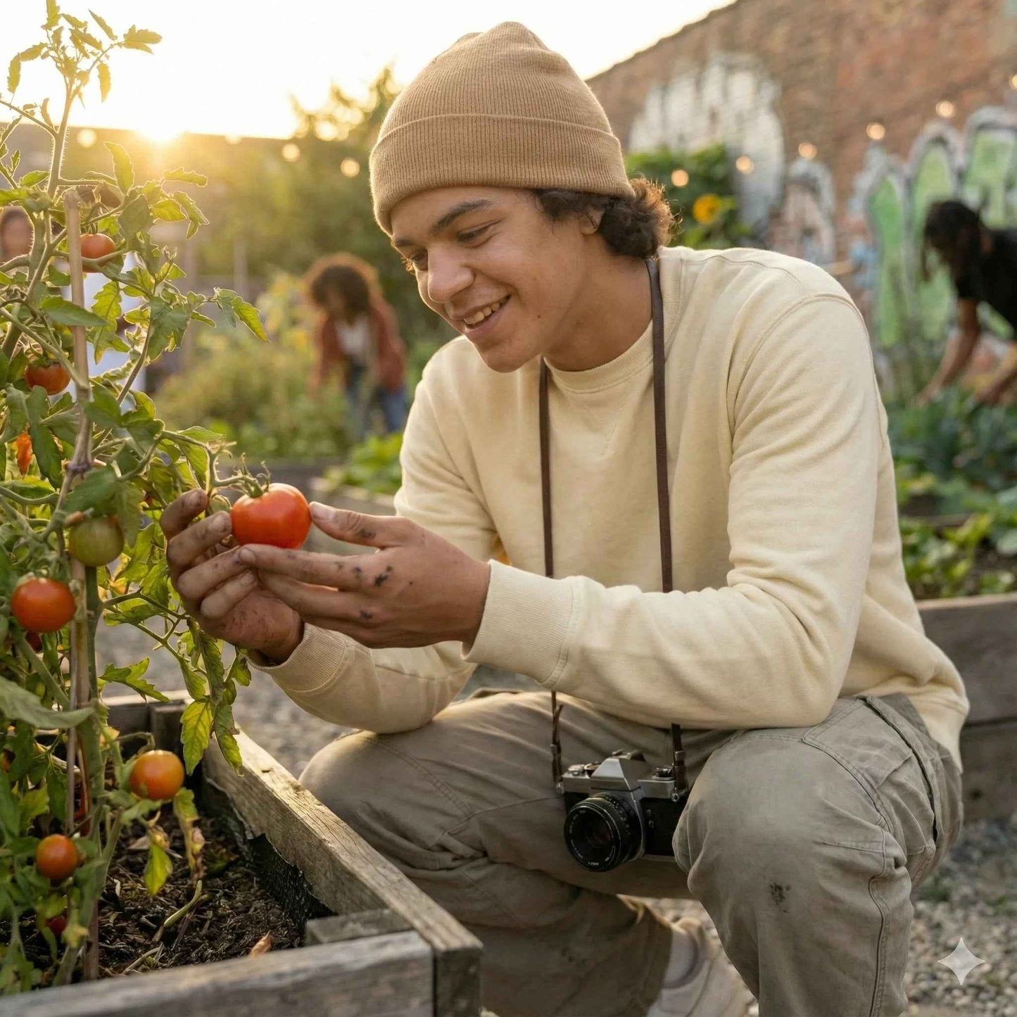Plains - SPRY by Poshak Men’s Beige Heavyweight Sweatshirt – 450 GSM DTF-Ready Minimal Streetwear