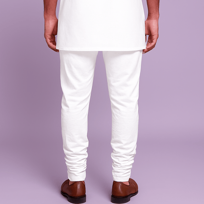 Weekdays Zapata High Quality Cotton White Fabric – 36" Soft, Buttery Smooth & Breathable, Perfect for Pajamas & Salwars - Poshak Fabrics