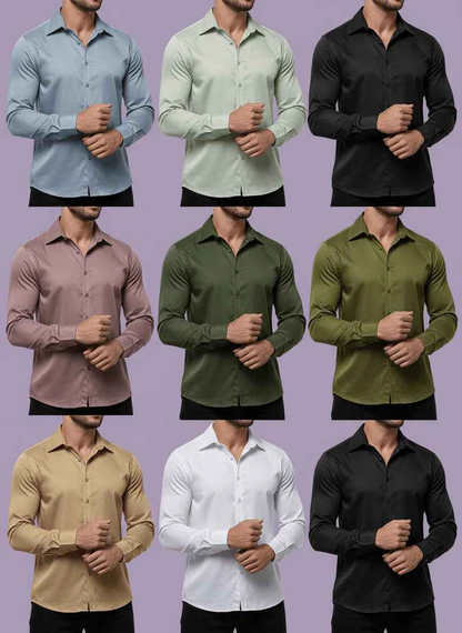 Wrinkle-Free Super Silky Premium Fabric – Thin, Elegant & Versatile (For Shirts & Kurtas) – Available in Stunning Designer Colors