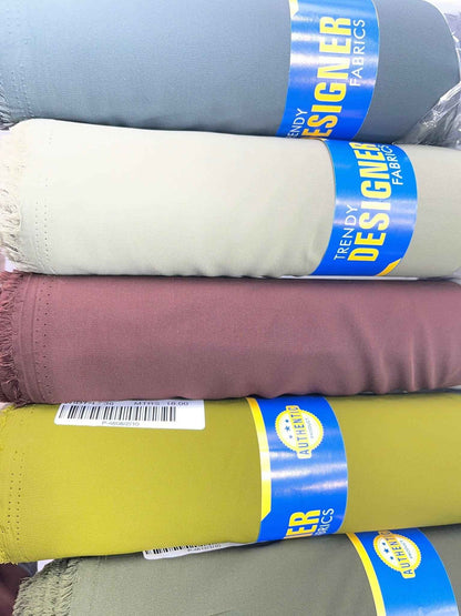 Wrinkle-Free Super Silky Premium Fabric – Thin, Elegant & Versatile (For Shirts & Kurtas) – Available in Stunning Designer Colors